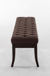 TPFLiving Sitzbank Romeo Stoff antik-dunkel 150